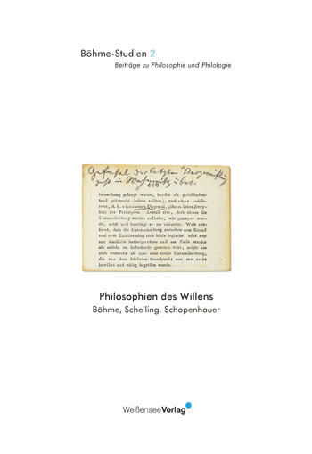 Günther Bonheim, Thomas Regehly (Hrsg.): Philosophien des Willens